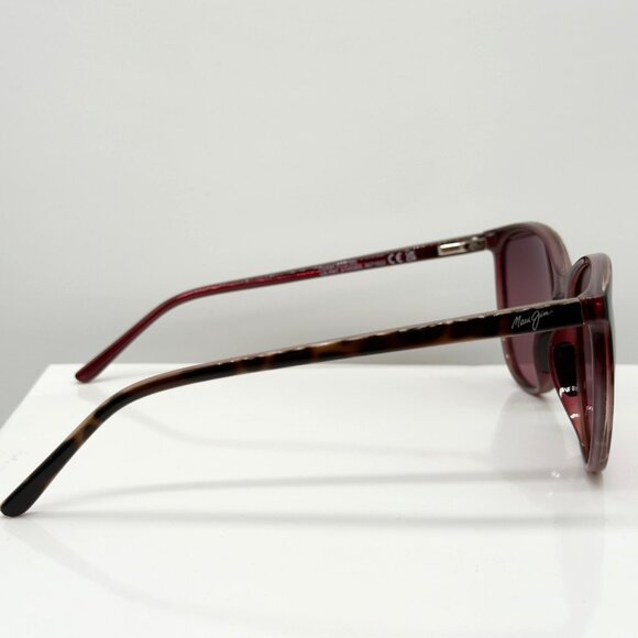 Maui Jim Ocean Tortoise Raspberry Rose Polarized Sunglasses MJ723-12B Women - Picture 6 of 9